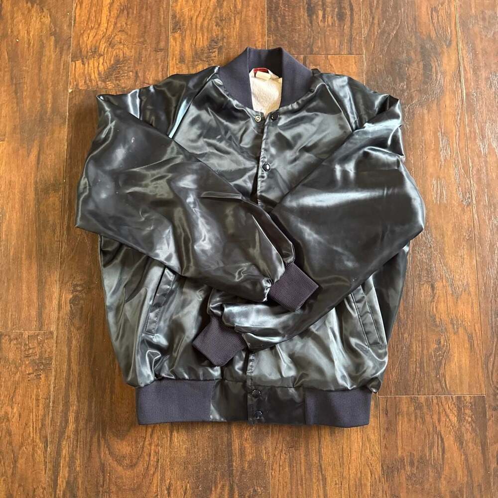 Vintage WearGuard Castaic Lions Club Satin Bomber Jacket